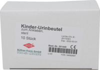 URIN AUFFANGBEUTEL f.Kinder steril 100 ml