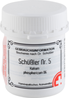 SCHÜSSLER NR.5 Kalium phosphoricum D 6 Tabletten