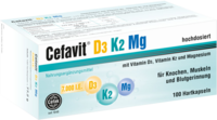 CEFAVIT D3 K2 Mg 7.000 I.E. Hartkapseln